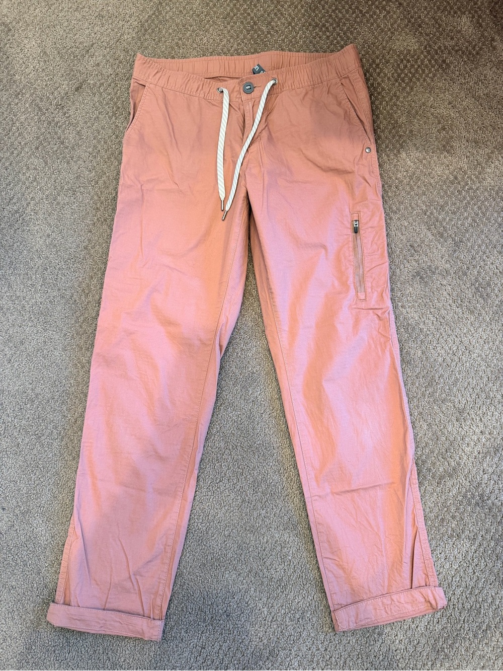 Women’s Relaxed Drawstring Pants in Dusty Pink